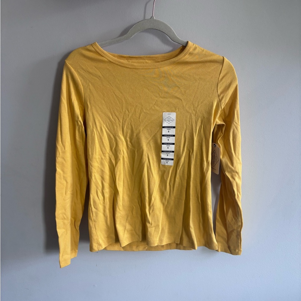 Saint John’s Bay Yellow Long-Sleeve Top